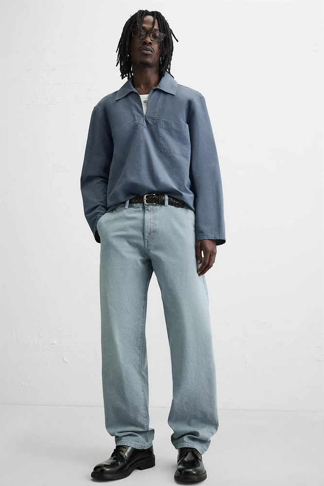 PANTALON DÉLAVÉ POCHE CARPENTIER