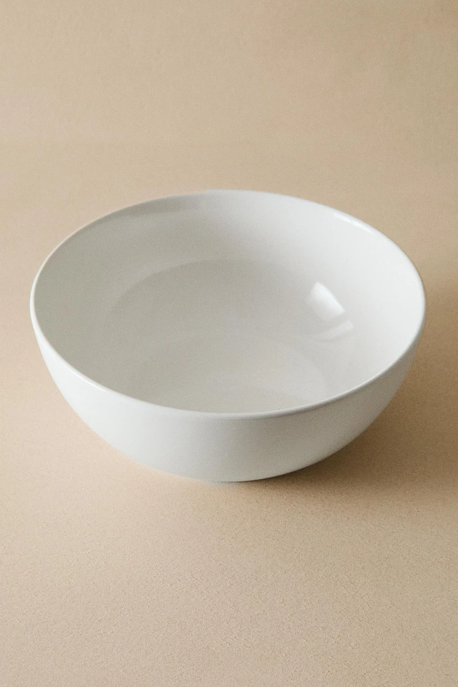 STONEWARE SALAD BOWL