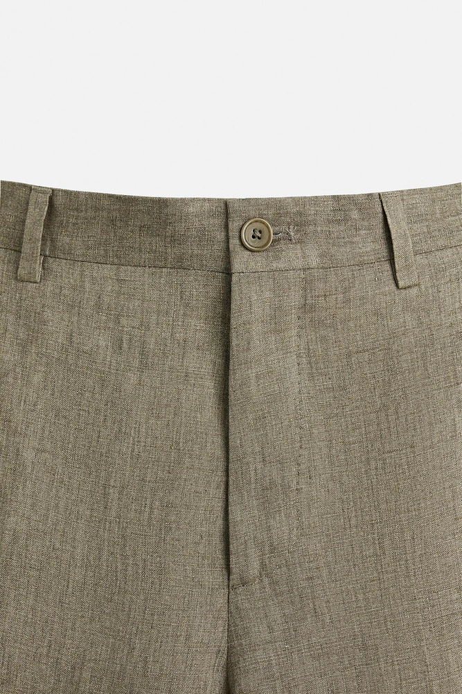 PANTALON DE COSTUME 100 % LIN ÉDITION LIMITÉE
