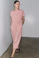 ZW COLLECTION PLEATED MIDI DRESS