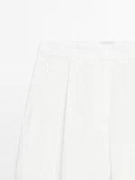 Pantalon droit fluide à pince - Limited Edition