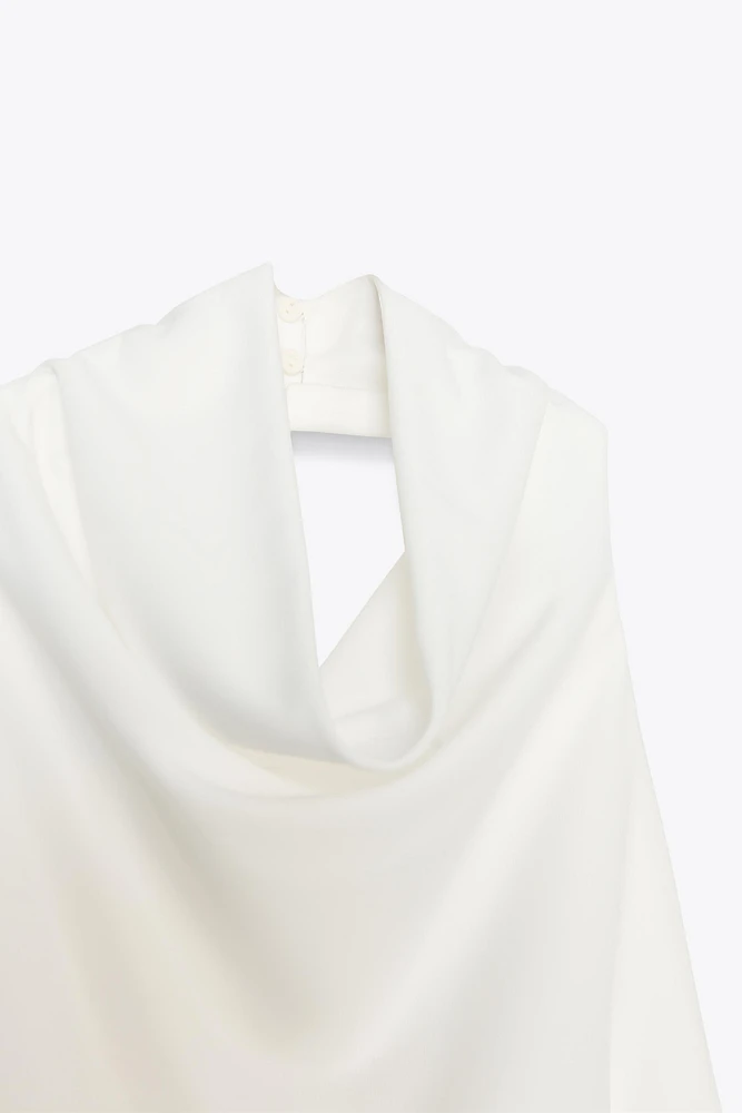 ROBE LONGUE HALTER DOS NU