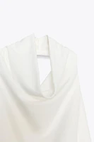 ROBE LONGUE HALTER DOS NU