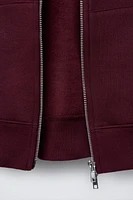 HOODED SWEATSHIRT WITH ZIP