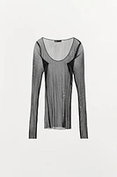 100% SILK TOP
