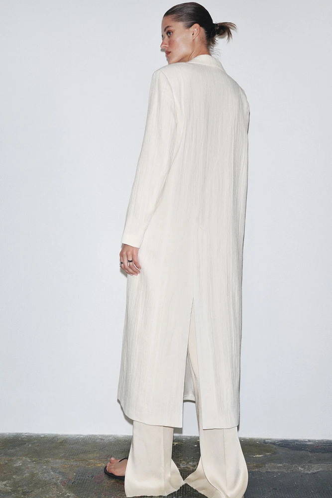 ZW COLLECTION LINEN FROCK COAT