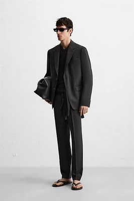 100% WOOL SUIT PANTS