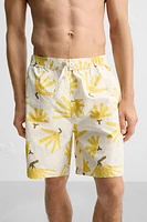 FLORAL PRINT LONG SWIMSUIT