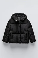 HOODED QUILTED JACKET