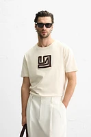 T-SHIRT BRODÉ CONTRASTE