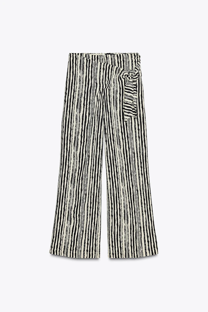 PANTALON PARÉO LARGE RAYURES