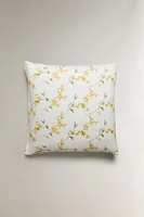 TAIE D’OREILLER SATIN IMPRIMÉ MIMOSA