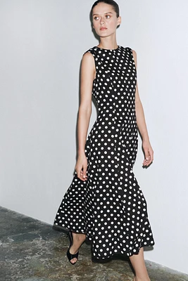 POLKA DOT MIDI DRESS ZW COLLECTION
