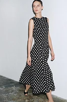 POLKA DOT MIDI DRESS ZW COLLECTION