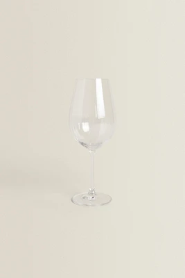 TEXTURED CRYSTALLINE WINE GLASS