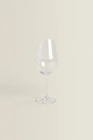 TEXTURED CRYSTALLINE WINE GLASS