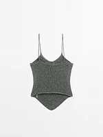Top en maille 100 % coton