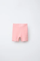 TWO-PACK PLAIN AND PRINTED CYCLING LEGGINGS