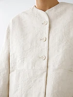 Veste tissu floral 100 % coton
