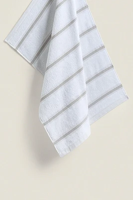 STRIPED COTTON TERRYCLOTH KITCHEN TOWEL