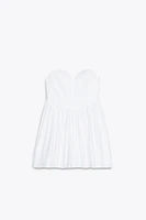 SHORT SWEETHEART NECKLINE DRESS