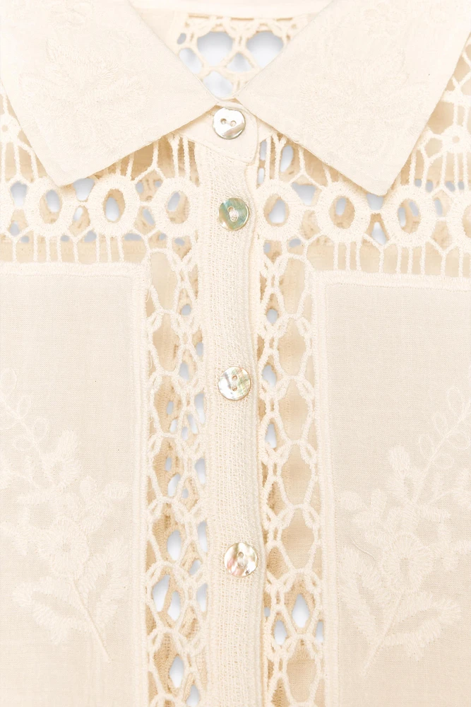 BLOUSE COMBINÉE CROCHET ZW COLLECTION