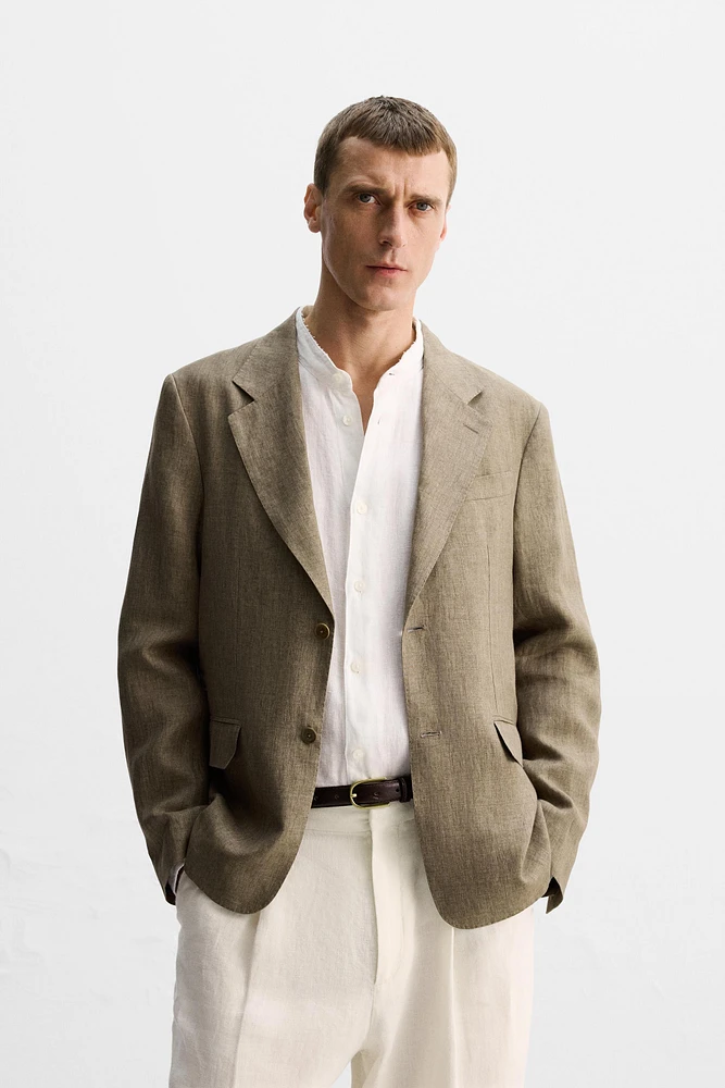 BLAZER COSTUME 100 % LIN ÉDITION LIMITÉE