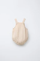 PLAIN TEXTURED ROMPER