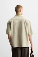 TEXTURED RELAXED FIT SHIRT