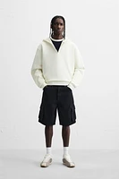 DENIM CARGO SHORTS