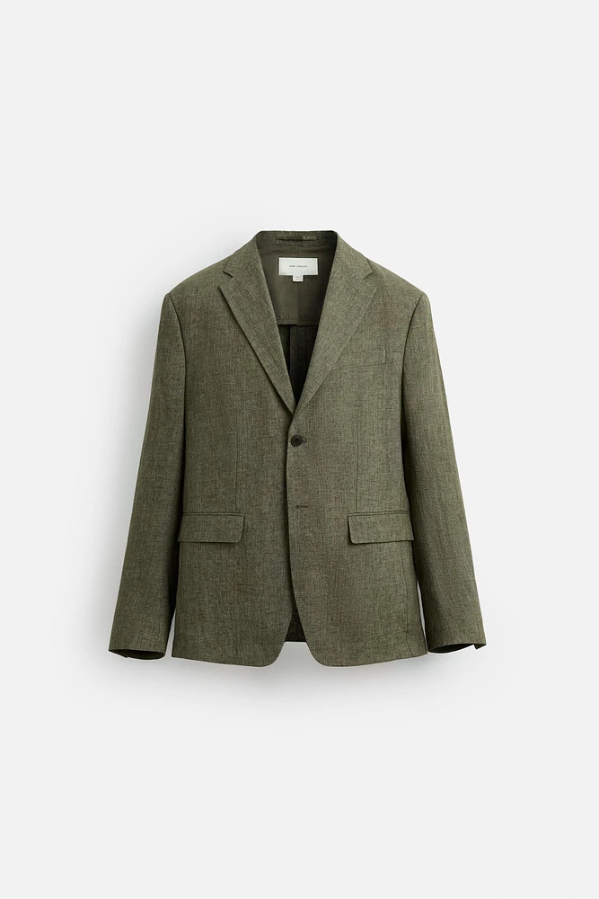 100% LINEN SUIT BLAZER