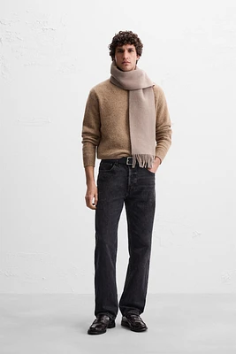 BRUSHED WOOL SWEATER