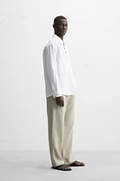 LINEN - COTTON POLO SHIRT