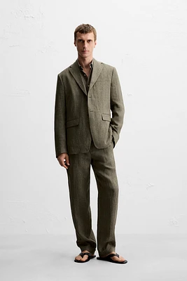 BLAZER COSTUME 100 % LIN