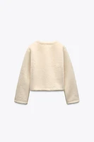 BLOUSON À BRANDEBOURGS DOUBLE FACE