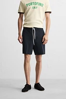 BERMUDA REGULAR FIT À LACET