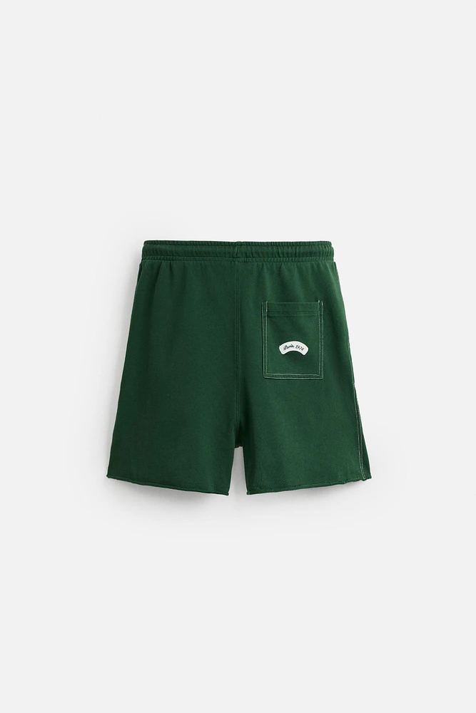 PATCH JOGGER SHORTS
