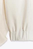VESTE À MANCHES RETROUSSÉES EN LIN