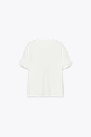 VOLUMINOUS FLORAL T-SHIRT