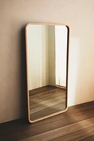 GRAND MIROIR RECTANGULAIRE CADRE ARRONDI