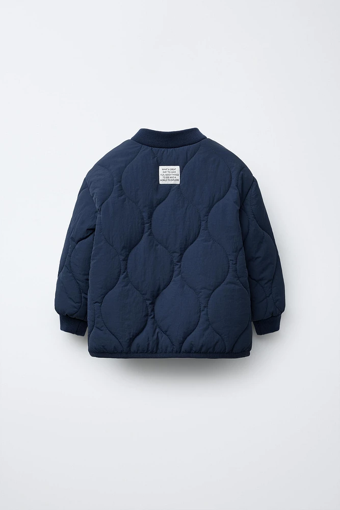PUFFER BOMBER JACKET