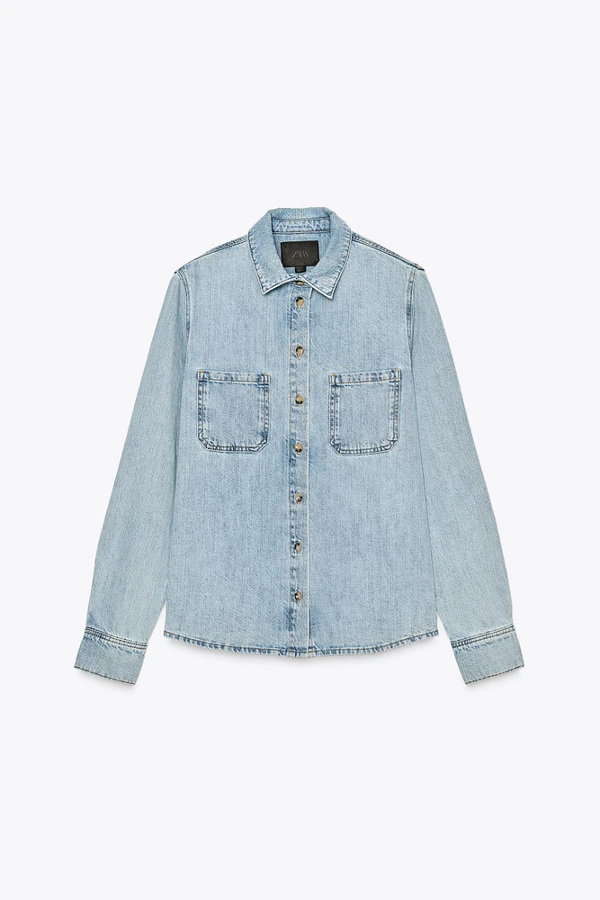 ZW COLLECTION DENIM OVERSHIRT
