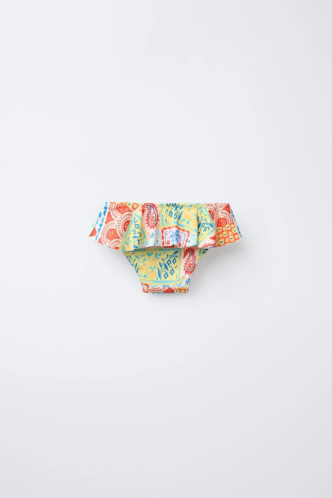 1-6 ANS/ CULOTTE À IMPRIMÉ VOLANT