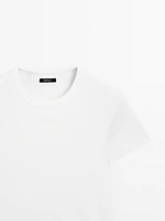 T-shirt à manches courtes en coton mélang