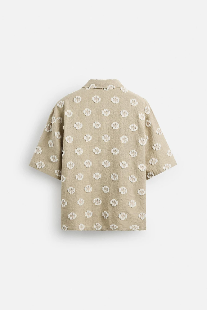 CHEMISE JACQUARD TEXTURÉ