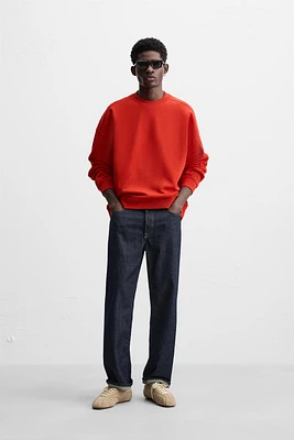 BOXY FIT CREW NECK SWEATSHIRT