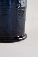 BLUE GLASS SOAP DISPENSER