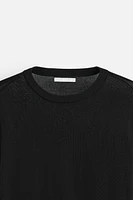 MERCERIZED WOOL SWEATER