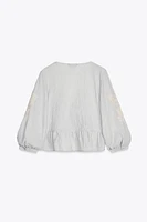 EMBROIDERED RUSTIC TOP
