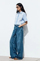 EMBROIDERED SHORT SHIRT